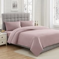 thumbnail image 5 of softan Flannel Sheets Queen 4-Piece Plush Fleece Sheet Bed Sets with 15" Deep Pocket Fitted Sheet, Flat Sheet and Pillowcase, Pink, 5 of 7