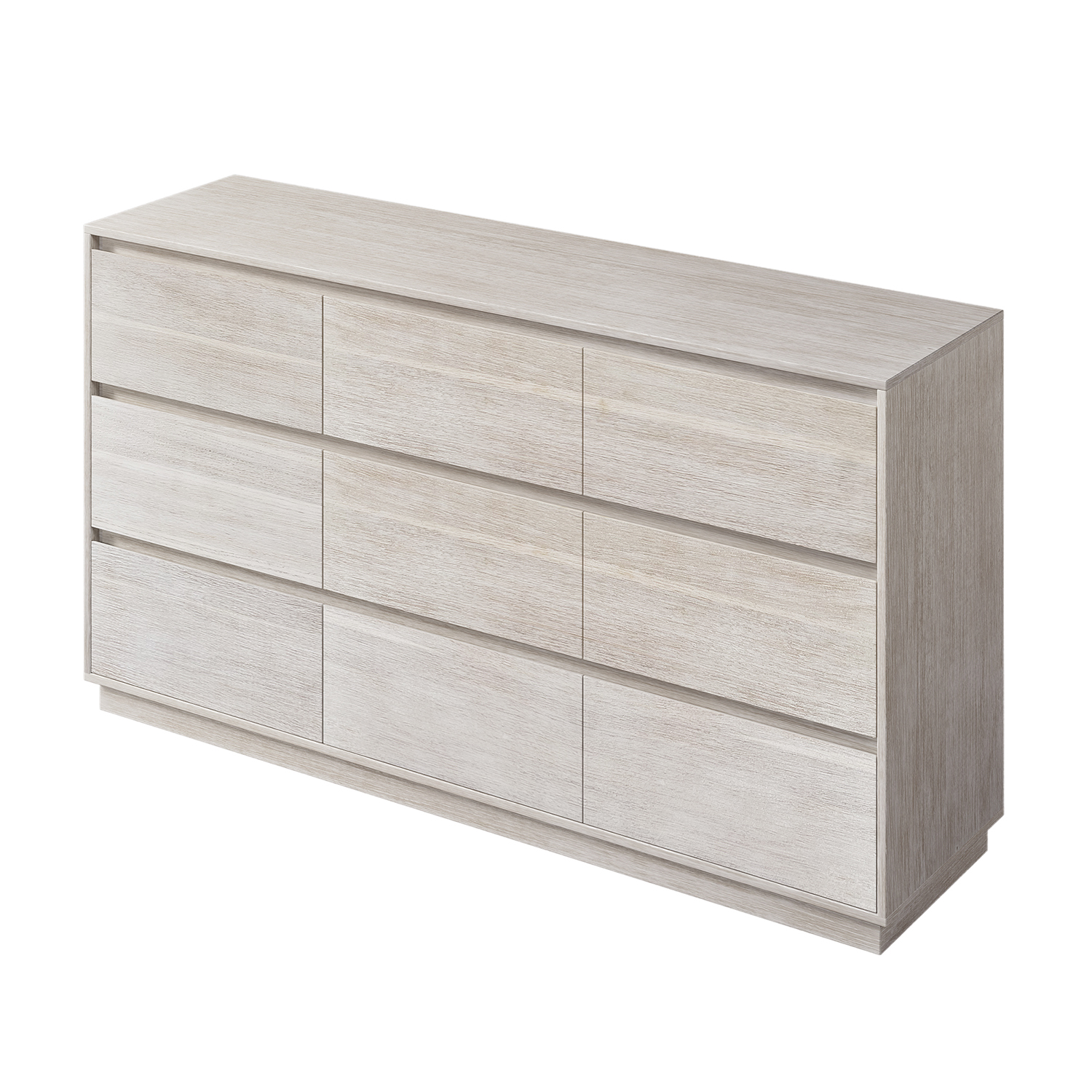 Kepooman Modern Style Soild Wood 9-Drawer Dresser for Bedroom Living Room, Stone Gray Kepooman Modern Style Soild Wood 9-Drawer Dresser for Bedroom Living Room, Stone Gray