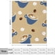 thumbnail image 2 of Manta de franela suave con temática de café para cama y sofá (40 x 50 pulgadas), 2 of 8
