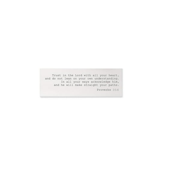 Trust In The Lord Wood Wall Sign With Block Font 6x18