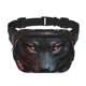 thumbnail image 1 of Disketp Rose Full Moon Black Wolf Riñonera de Doble Capa, Bolsa de Cintura Ajustable para Viajes, Correr y Senderismo, Riñonera Ligera para Hombre y Mujer, 1 of 9