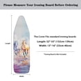 thumbnail image 6 of HELLHERO Polyester Fabric Ironing Board Covers Washable Horse Pattern for Friends 15x54 Inch, 6 of 6