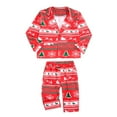 thumbnail image 3 of FNNMNNR Family Parent-child Blazer Sets Christmas Long Sleeve Coat Trousers, 3 of 6