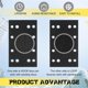 thumbnail image 3 of Case Pack Soft Black Foam Sanding Pad Interface Sander Backing Pad Compatible with RS400 LS130 Sanders, 3 of 5