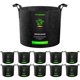 thumbnail image 1 of Grow Bags VIVOSUN, paquete de 10 unidades, 26,5 L, tela reforzada para macetas, 1 of 7