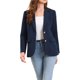 thumbnail image 1 of SACO DE MUJER CHIC INSPIRE Con Solapa Notch de Manga Larga y Un Solo Botón Trajes de Trabajo Talla XL Azul Oscuro, 1 of 6