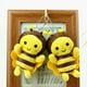 thumbnail image 5 of WORGEOUS LLavero de decoración de abeja rellena, mochila, colgantes de felpa, decoraciones de llavero de abeja de peluche, 2 uds., 5 of 9