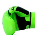 thumbnail image 3 of Guantes de boxeo de PU, mitones duraderos, protector de manos para deportes (verde para niños), 3 of 8