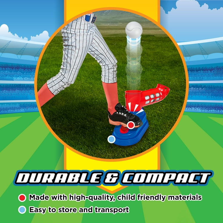 Stomp Rocket, Baseball Pitching Machine for Kids 6+, Includes
