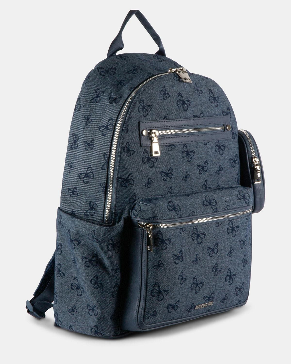 Madden NYC Backpack with Pouch Denim