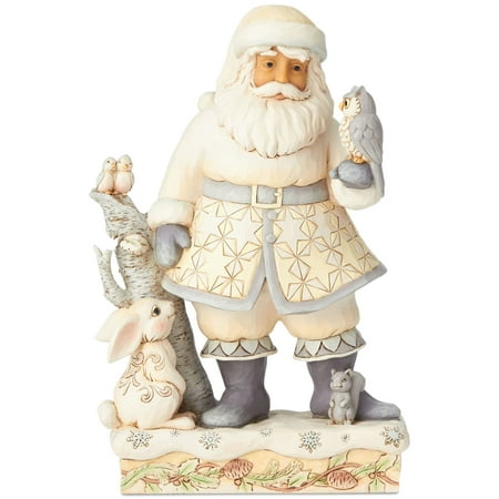 Jim Shore Woodland Santa with Animals Figurine