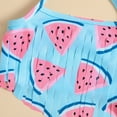 thumbnail image 4 of WIBACKER Newborn Baby Girl 3Pcs Bikini with Tassels Watermelon Bowknot Swimwear Toddler Bathing Suit, 4 of 10