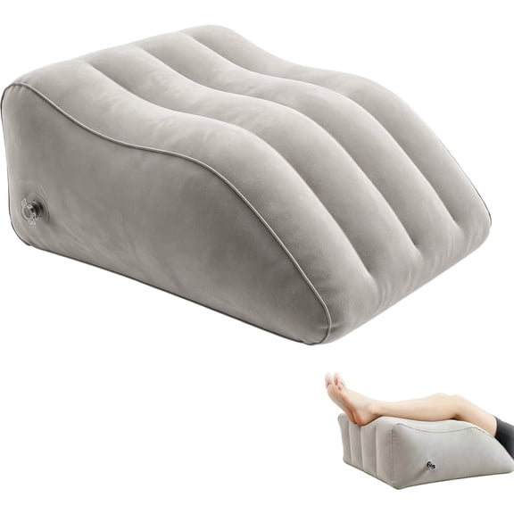 UHIAGREE Inflatable leg Elevation Pillow, Elevated Leg Pillow, Portable Air Cushion for Home
