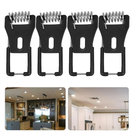 Masteelf 15pcs Metal Spring Clips For Downlight Recessed Lighting Accessories Easy To Install Lamp Spring Clasp Light Fixing Clips
