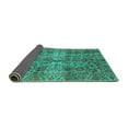 thumbnail image 2 of Ahgly Company Indoor Rectangle Abstract Turquoise Blue Modern Area Rugs, 8' x 12', 2 of 4