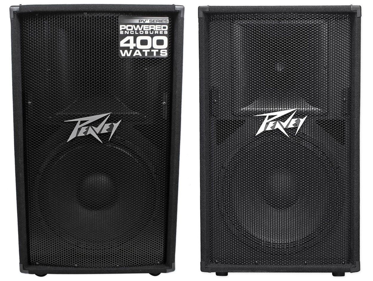 Peavey PV115D 15" Active Speaker + PV115 Slave Speaker (Powered From