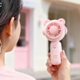 thumbnail image 6 of Rechargeable USB Mini Handheld Fan - Portable Quiet Desktop Fan Cute Toy Fan for Kids, Girls, Women - Home, Travel, Outdoor, 6 of 7