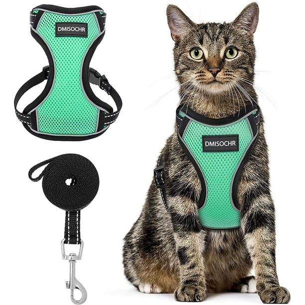 DMISOCHR Cat Harness and Leash Set Escape Proof Cat Vest Harness for