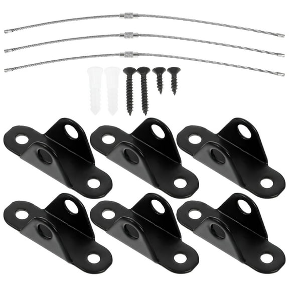 LAMIRO 3 Sets Anti Tip Furniture Straps Furniture Safety Anchors Set Child-proof Furniture Strap