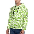 thumbnail image 3 of Salouo Cute Frogs Pattern Men's Fall Hoodie Sweatshirt,Sport Hoodie with Pockets for Men Pullover Casual Hooded Sweatshirt-3X-Large, 3 of 7