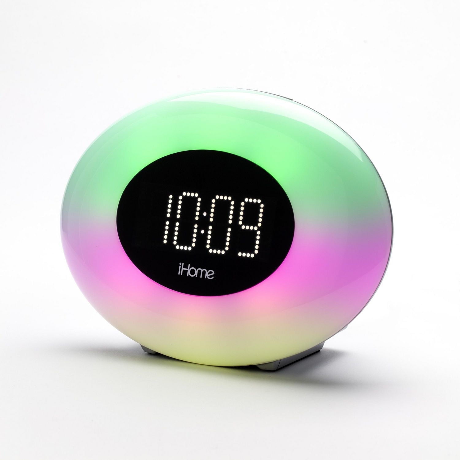 Color Changing Alarm Clock with FM Radio and USB Charging