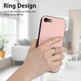 thumbnail image 4 of Elegant Premium PU Leather Wallet Case for iPhone 7 / 8 / SE 2022 & 2020, with Shoulder Strap Ring Kickstand Flip with 2 Card Slots Anti-Scratch Phone Cover for iPhone 7 / 8 / SE 2022 & 2020, Rosegold, 4 of 8