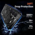 thumbnail image 5 of Dteck Magnetic Case for Samsung Galaxy S24 Ultra,Shockproof TPU+PC Ring Holder Case Compatible with Mag Safe Military Drop Protection Kickstand Back Cover,Black, 5 of 7