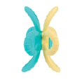 thumbnail image 6 of Nuby Fun Loops Silicone Teether for Babies and Toddlers, Yellow & Aqua, 6 of 8