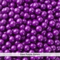 thumbnail image 6 of NY Spice Shop Dark Purple Sixlets - 1 Pound - Sixlets Candy - Chocolate Covered Hard Candy Balls, 6 of 7