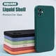 thumbnail image 2 of Funda cuadrada de silicona líquida para teléfono móvil, carcasa trasera de protección suave para iPhone 14, 11, 13, 12 Pro Max, 13 Mini, X, XR, XS, 7, 8 Plus, SE 2020 Fivean unisex, 2 of 2