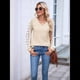 thumbnail image 5 of Camisas de Larga para Mujer, Blusas Informales de Negocios con Cuello en V, Camisetas de Moda para Otoño 2025. Ropa. Albaricoque M, 5 of 10