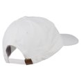 thumbnail image 4 of Checkered Racing Flag Embroidered Washed Cap - White OSFM, 4 of 5