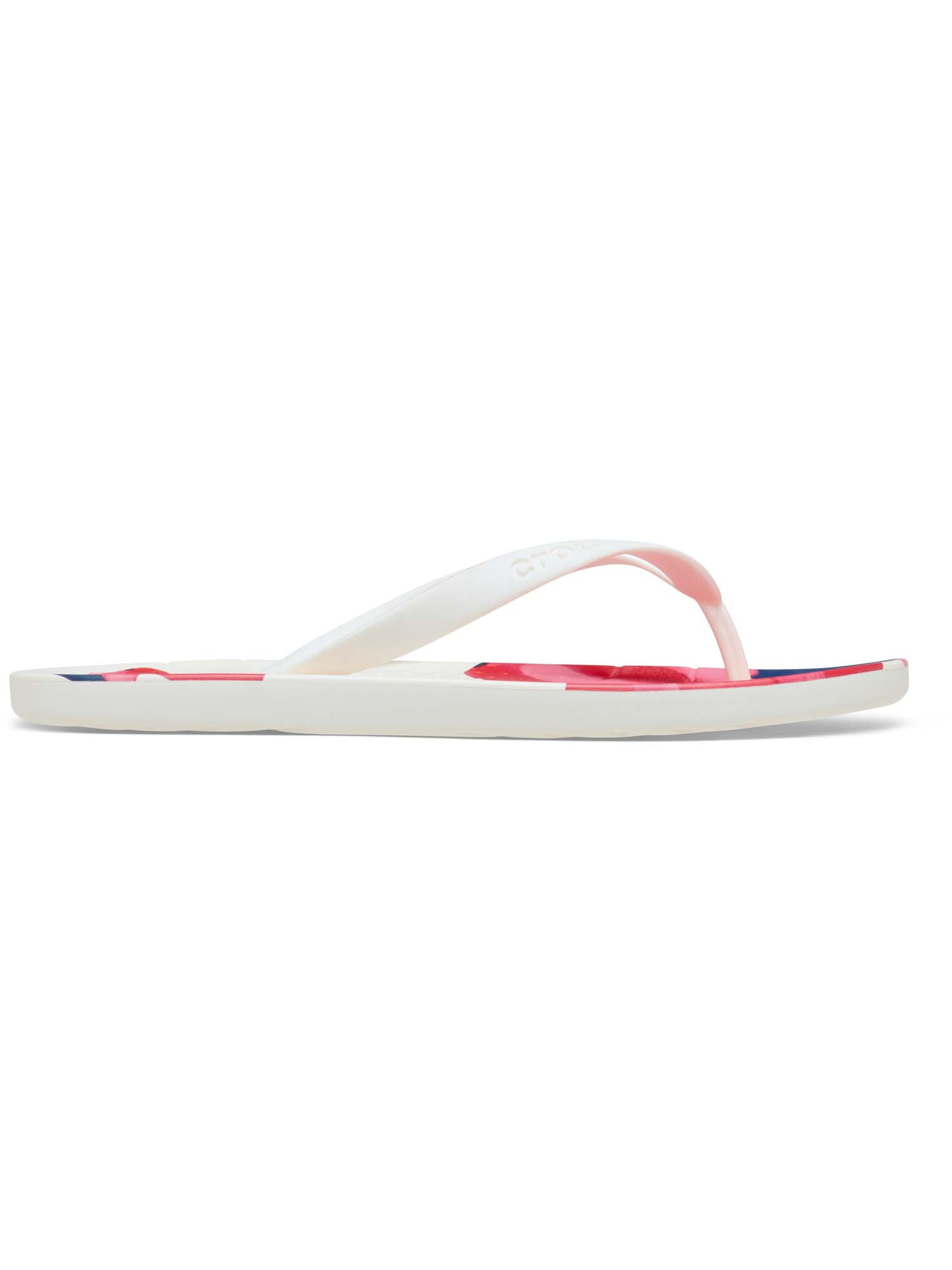 Crocs Painted Floral Flip Sandal