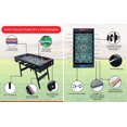 thumbnail image 4 of KICK Arcadia 48″ Folding Foosball Table (Black), 4 of 7