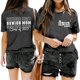 thumbnail image 2 of Camiseta de graduación para madres mayores - Promoción de 2025, poliéster-algodón, tallas S-XXL, manga corta, estampado divertido, 2 of 3