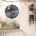 thumbnail image 4 of Metal Hanging Wind Spinners with Unique Wireframe Design - Stunning Garden Wind Chimes for a Serene Outdoor Atmosphere, 4 of 6
