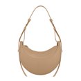 thumbnail image 1 of Bolso de media luna, bolso de hombro/bandolera, beige liso, en stock, envío inmediato (versión de alta calidad)., 1 of 4