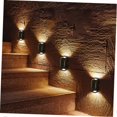 thumbnail image 3 of 4 Pieces Solar Wall Light Outdoor Wall Light Outdoor Wall Lamp Exterior Outdoor Wall Lights Solar Wall Night Lamp Wall Gutter Lamp, 3 of 5