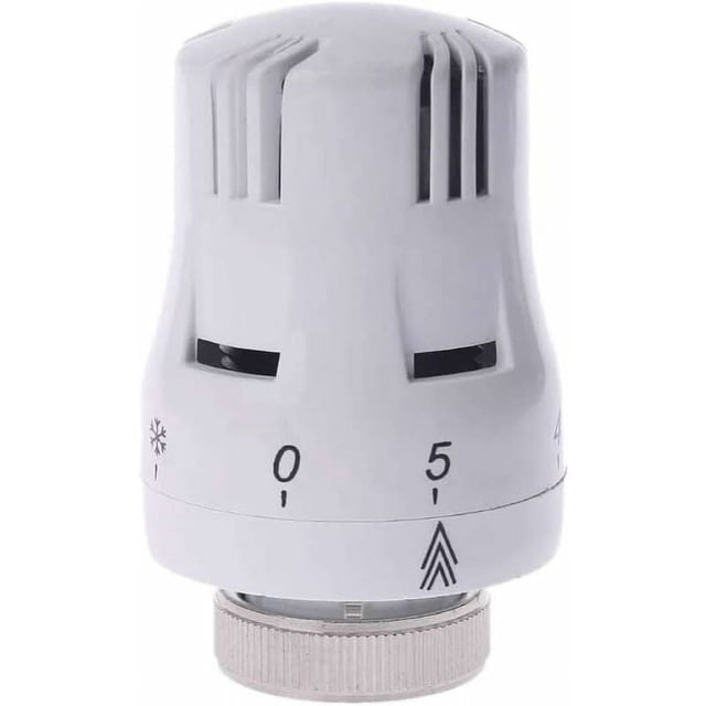 Valve de Radiateur Thermostat à Installation par Fil, Valve de Contrôle Géométrique pour Applications Variées, Matériau PC Ignifuge de Haute Qualité et Performance Stable