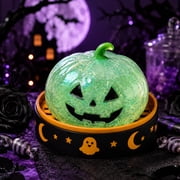 Halloween Dumpling Squishy Mystery Blind Box Halloween Ghost Dumpling Squishy dumpling squishy Stretchy Clear Gel Steamer Stress Balls Cute Holiday Desk Squeeze Toy,4pcs