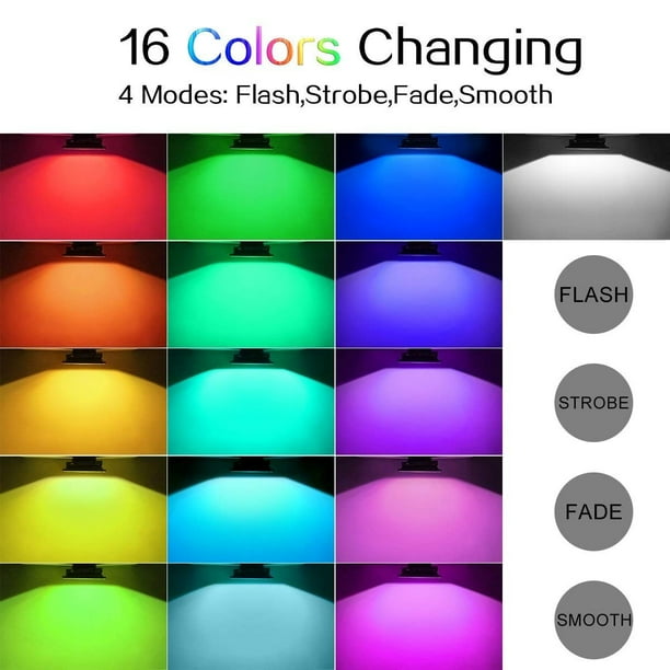 Led flood lights rgb color changing deals