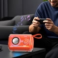 thumbnail image 4 of Mini altavoz transparente con iluminación colorida, altavoz Bluetooth portátil para exteriores, altavoz Bluetooth de plástico., 4 of 6