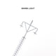 thumbnail image 5 of Yuarrent Modelo de luz ferroviaria, modos de luz blanca cálida, miniposte LED en miniatura para patio, lámparas de parque de cabezales, decoraciones Artesanía Gris (luz cálida) Yuarrent HA064534-04, 5 of 6