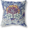 thumbnail image 1 of Vase Tournesol Correspond Coussin en Tissu Intérieur / Extérieur -Bleu Gris Jaune Rouge 20x20, 1 of 3