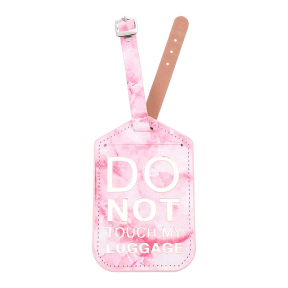 Masteelf Name Tags for Luggage Label Identification Labels Pink