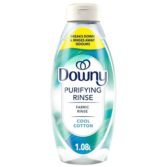 Downy Purifying Laundry Odour Remover and Fabric Softener, Cool Cotton, Safe On All Fabrics, HE Compatible, 1.09L