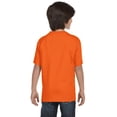 thumbnail image 2 of The Gildan Youth 5.5 oz., 50/50 T-Shirt - S ORANGE - XL, 2 of 4