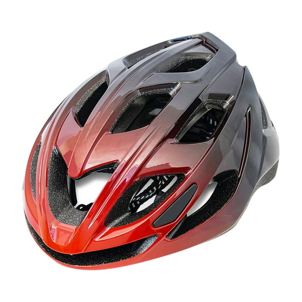 Casco de Bicicleta Hard Cap para Jóvenes Hombres Mujeres Negro Rojo