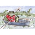 thumbnail image 2 of "Freddie Gone Rowing" Painting Print on Wrapped Canvas, 2 of 5