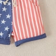 thumbnail image 6 of HCNTES 4th of July Baby Boy Clothes Independence Day Letter Prints Sleeveless Tank Top American Flag Shorts Set Infant Boys Summer Outfit, 6 of 6